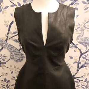 BCBG MaxAzria Faux Leather Top